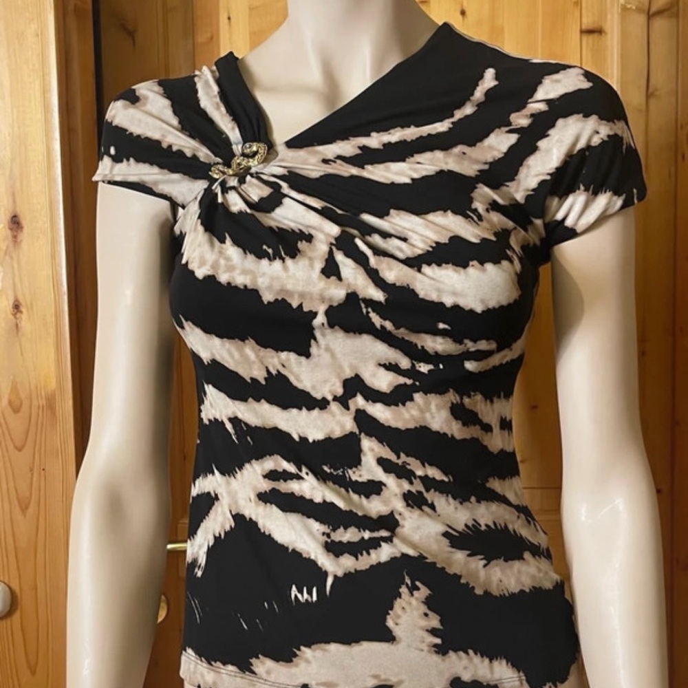 Animal print top Roberto cavalli